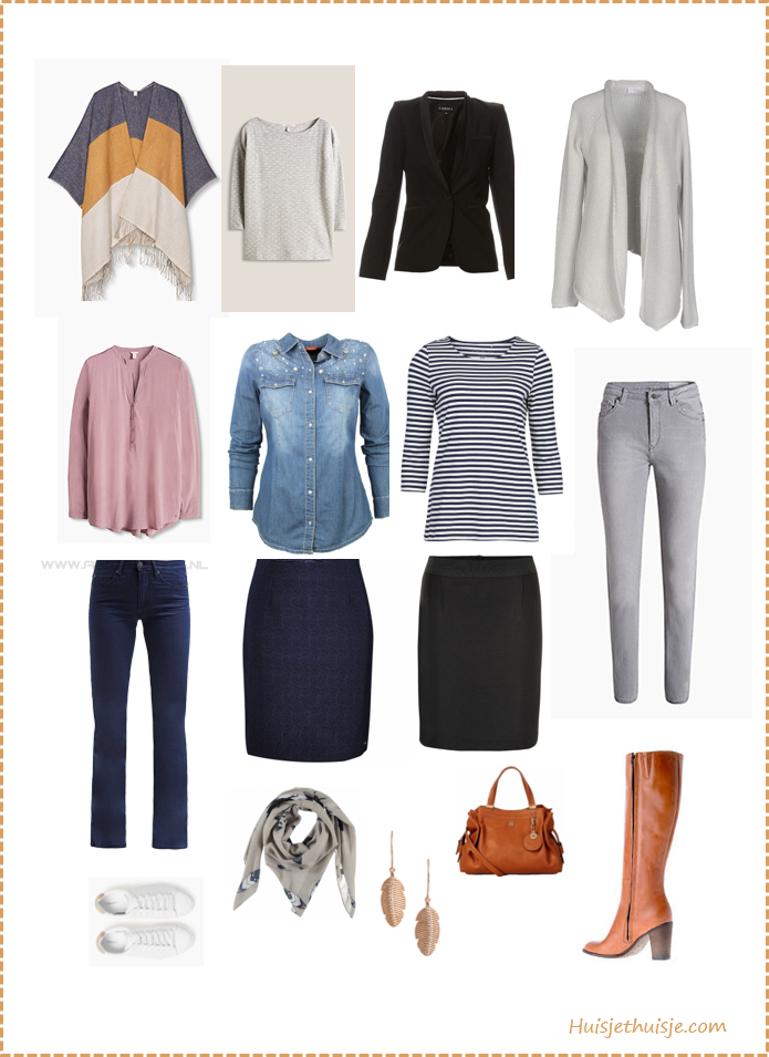 huisjethuisje.com - capsule wardrobe - fall - herfst - jeans - navy - esprit - inwear
